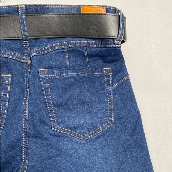 NEW Dollhouse Women’s Fit & Flare Jeans Blue Size 7/8 Y2K 90’s 70’s Festival - Picture 13 of 15